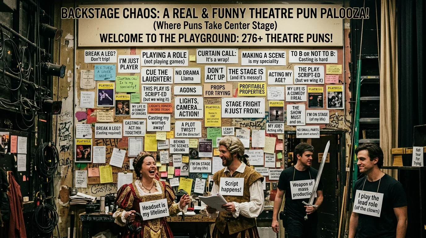 Drama Puns