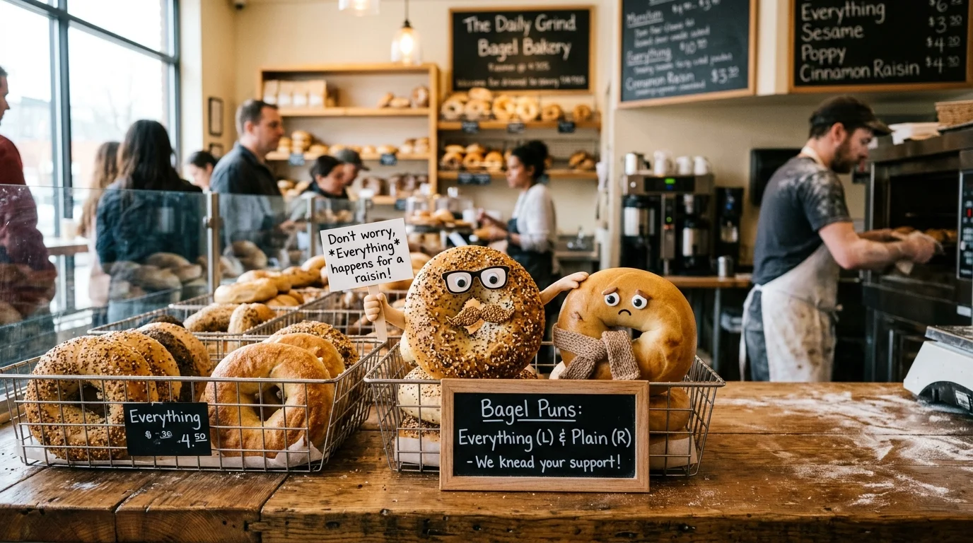 Funny Bagel One-Liners