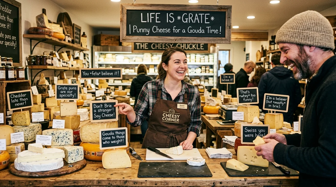 Funny Cheese One-Liners