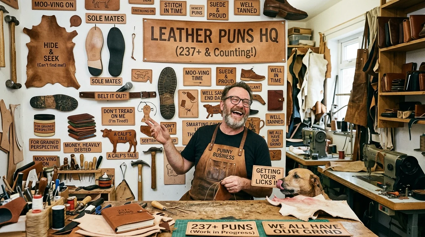 Funny Leather One-Liners