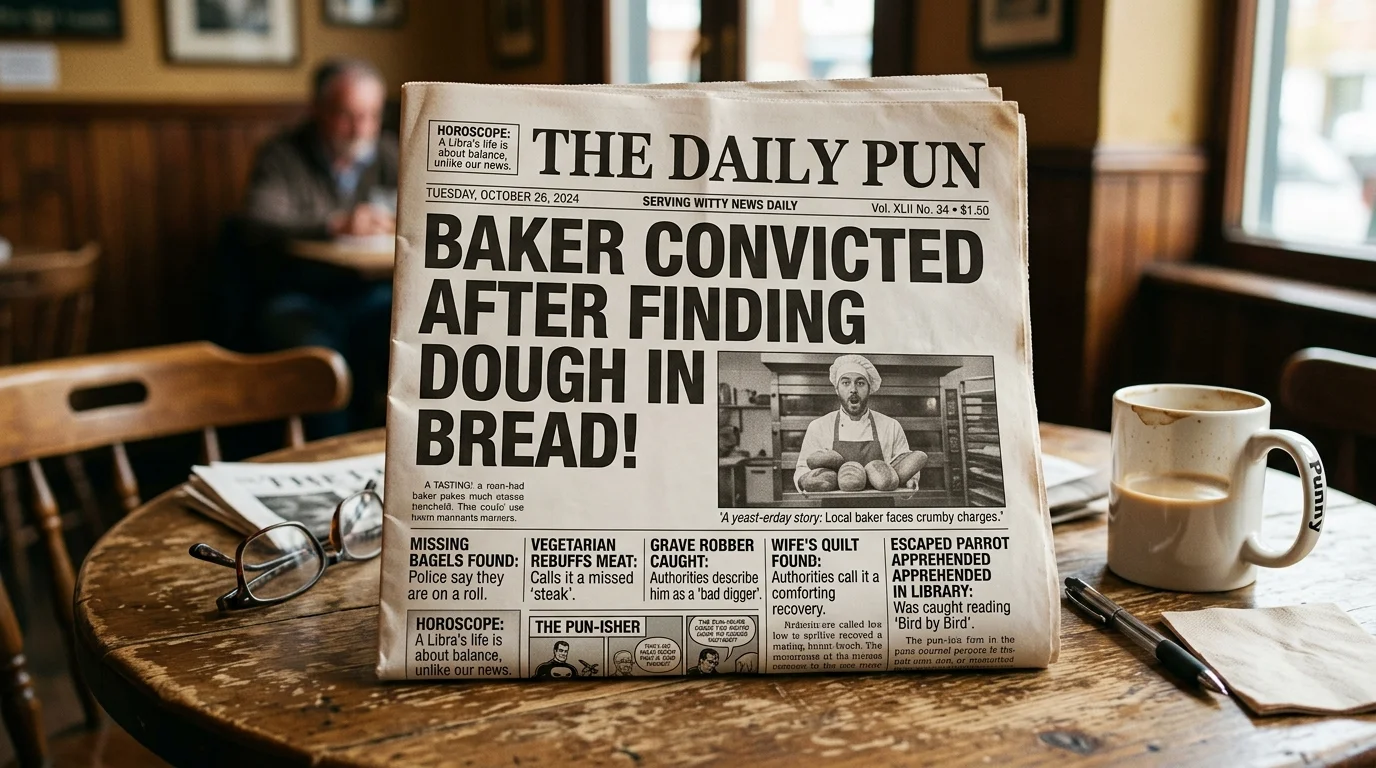 Funny Newspaper One-Liners