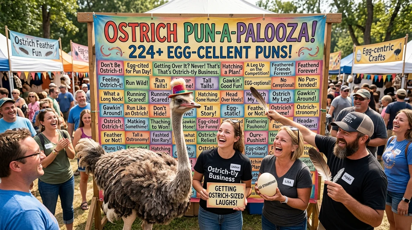 Funny Ostrich One-Liners