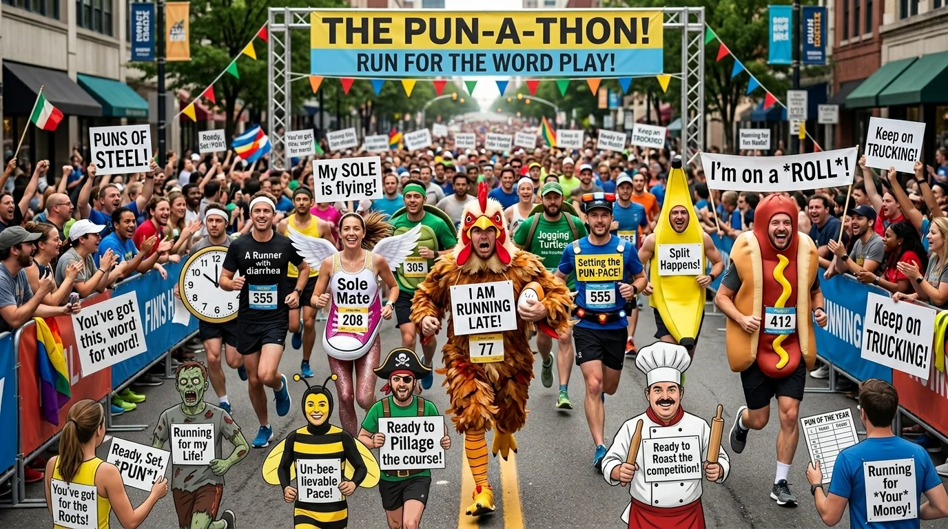 Funny Running Jokes