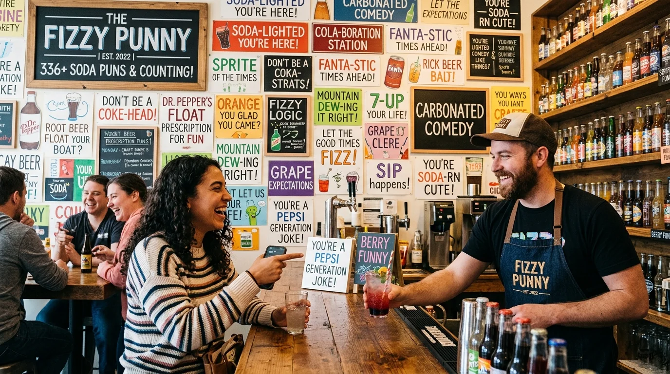 Funny Soda One-Liners