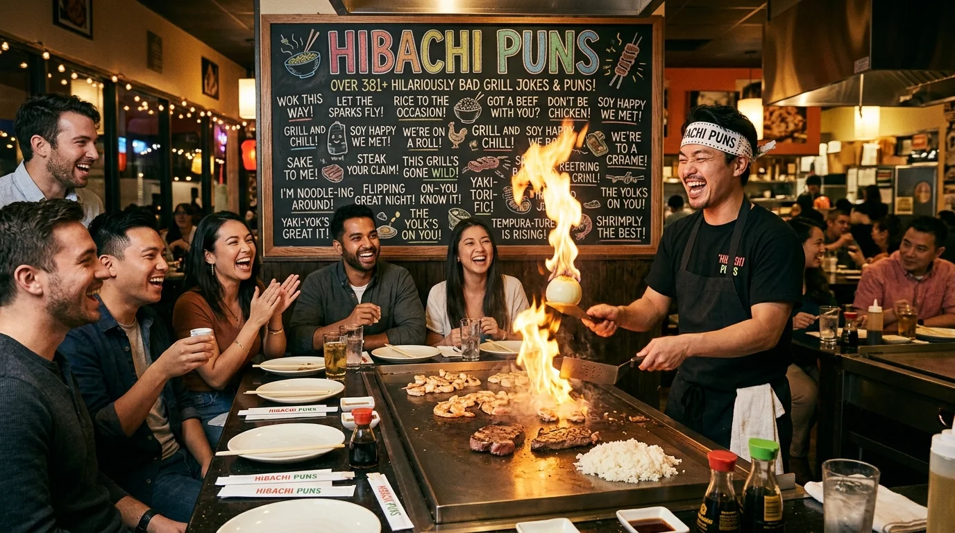 Hibachi Food Puns