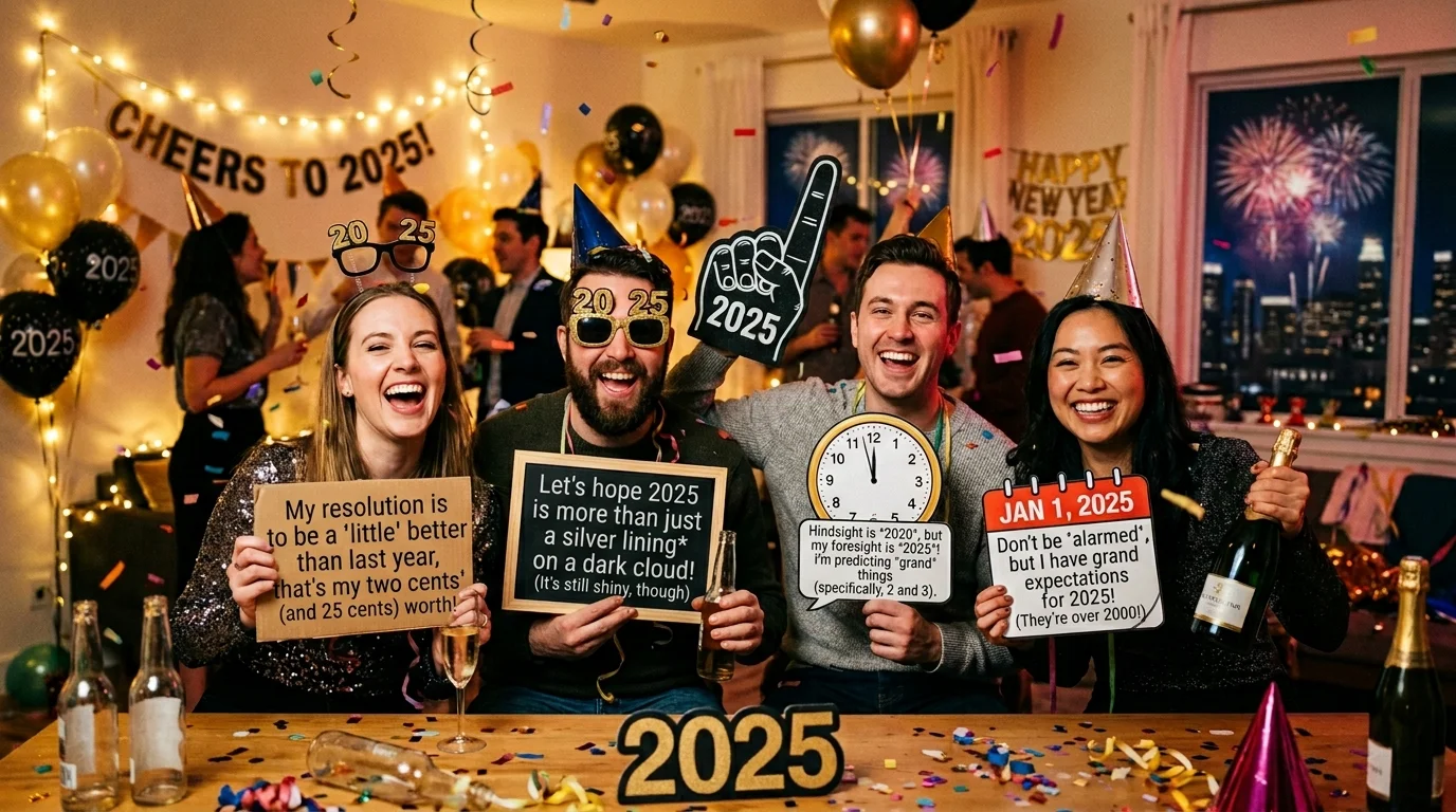 New Year Party Puns