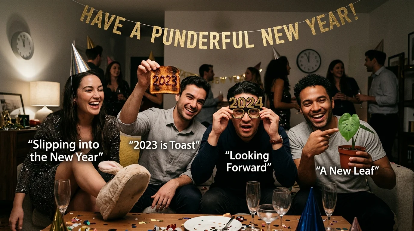 New Year’s Eve Puns for Friends