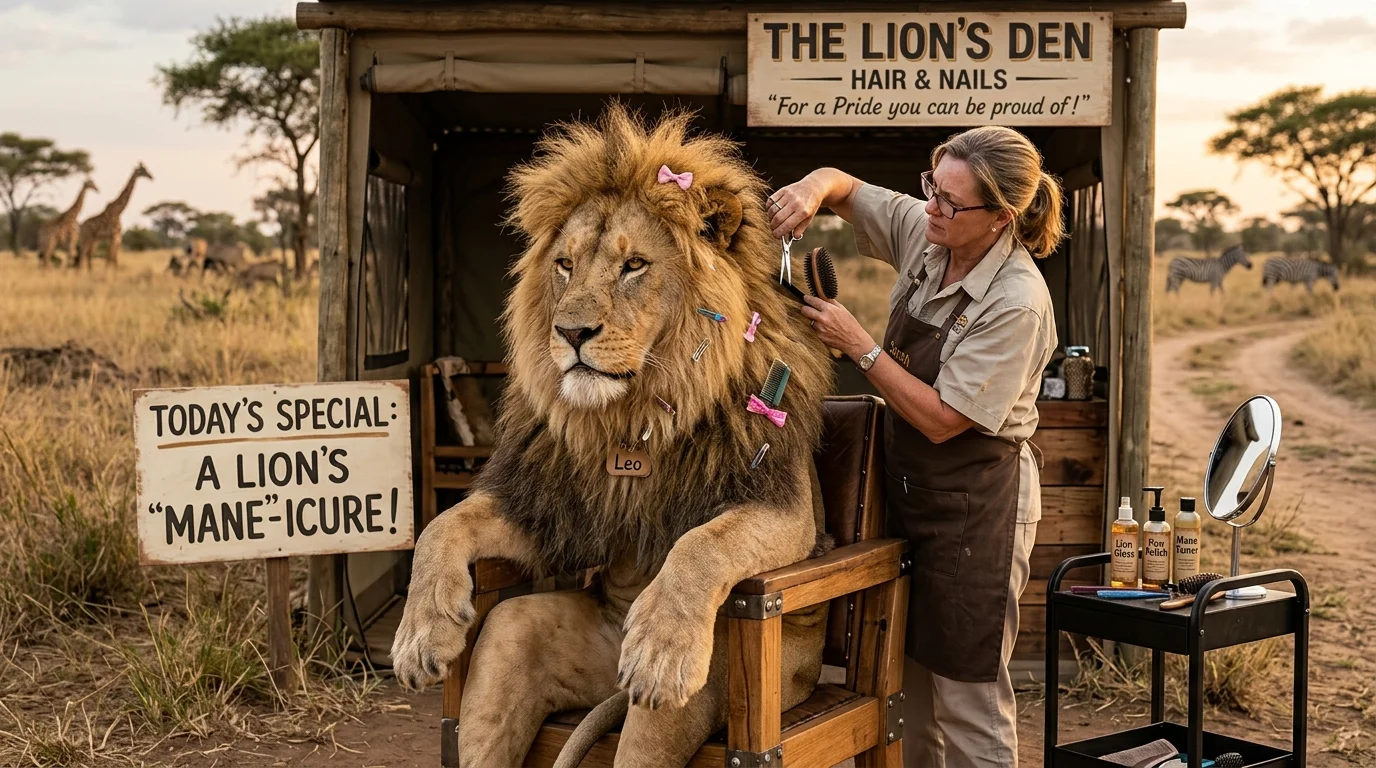 Safari Lion Puns