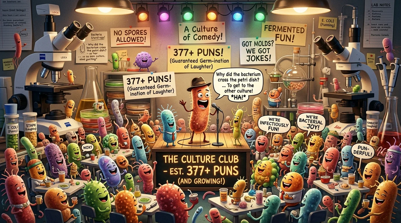Science & Lab Bacteria Puns