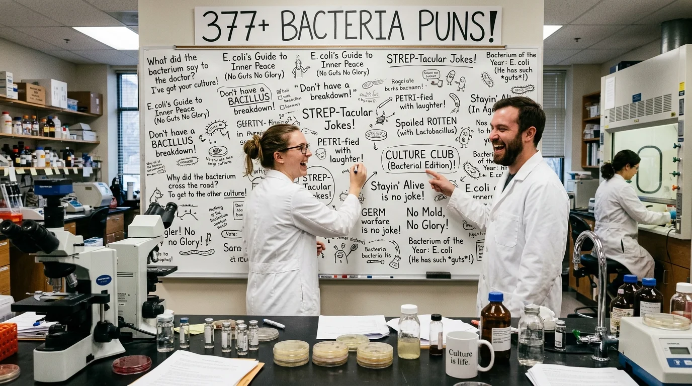 Short Bacteria Puns