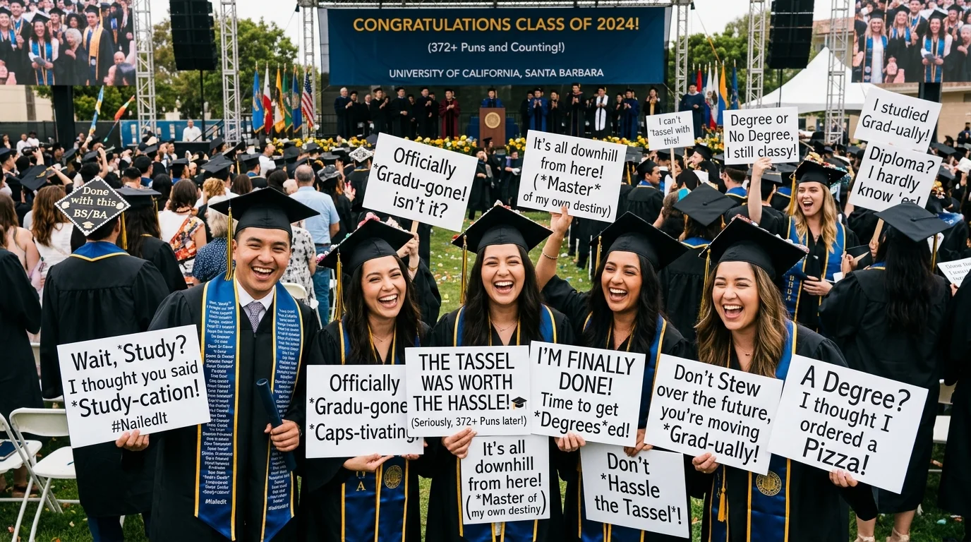 Short Graduation Puns
