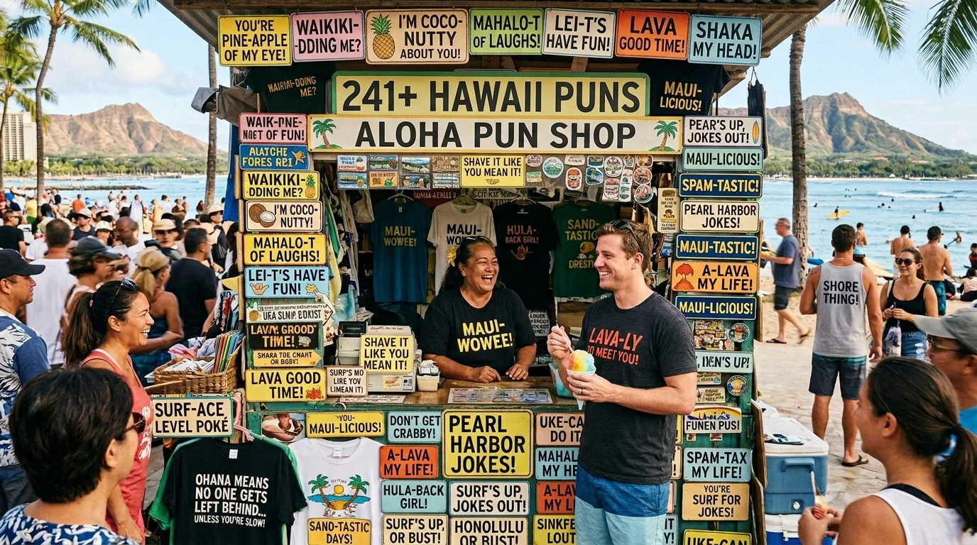 Short Hawaii Puns