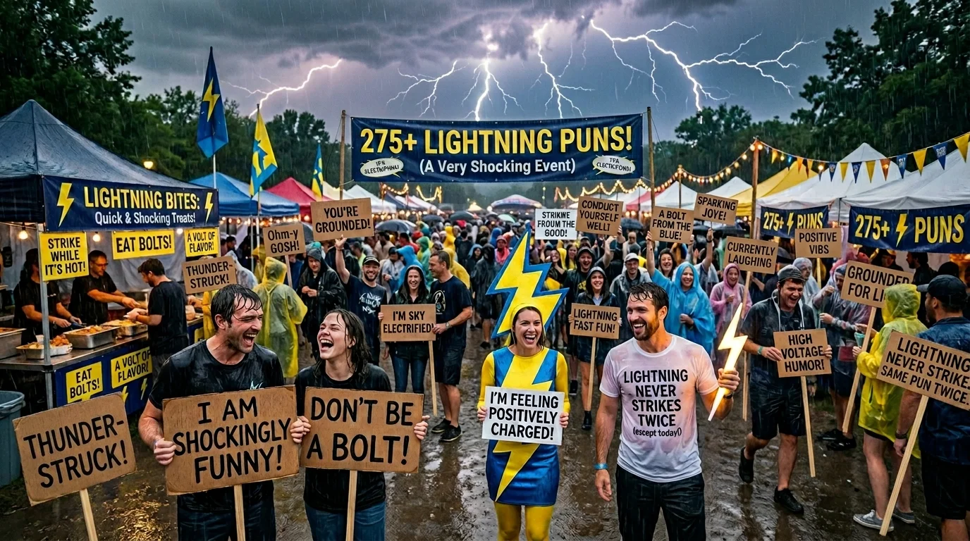 Short Lightning Puns