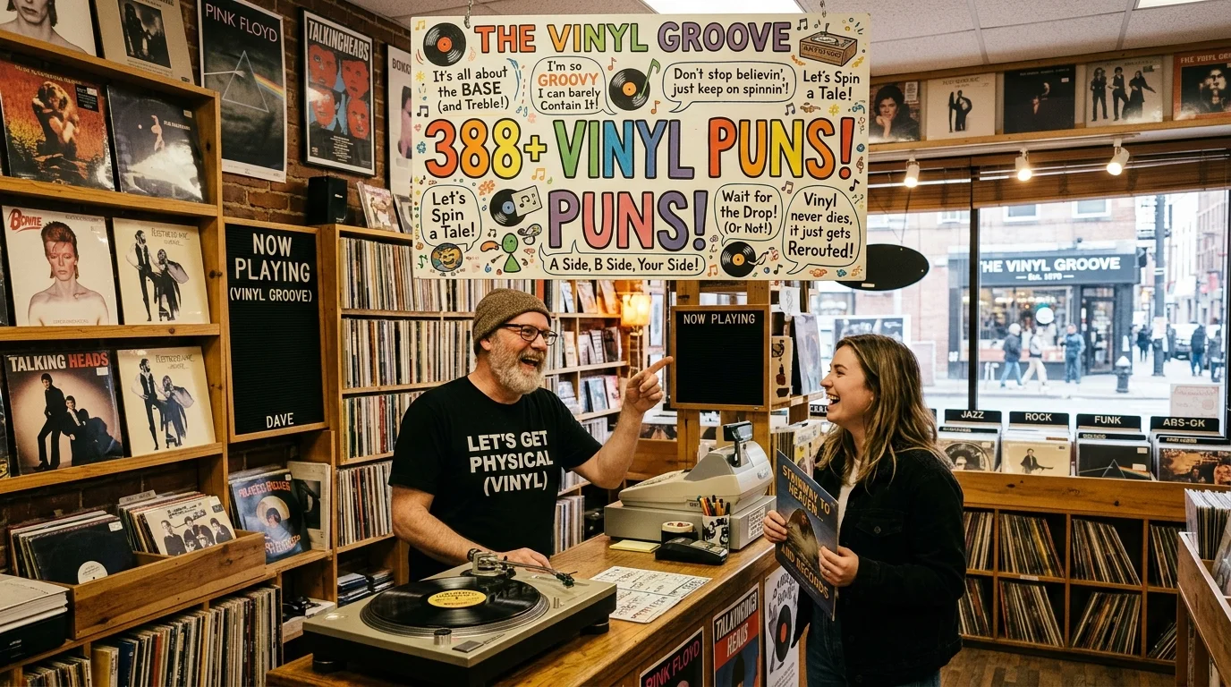 Short Vinyl Puns