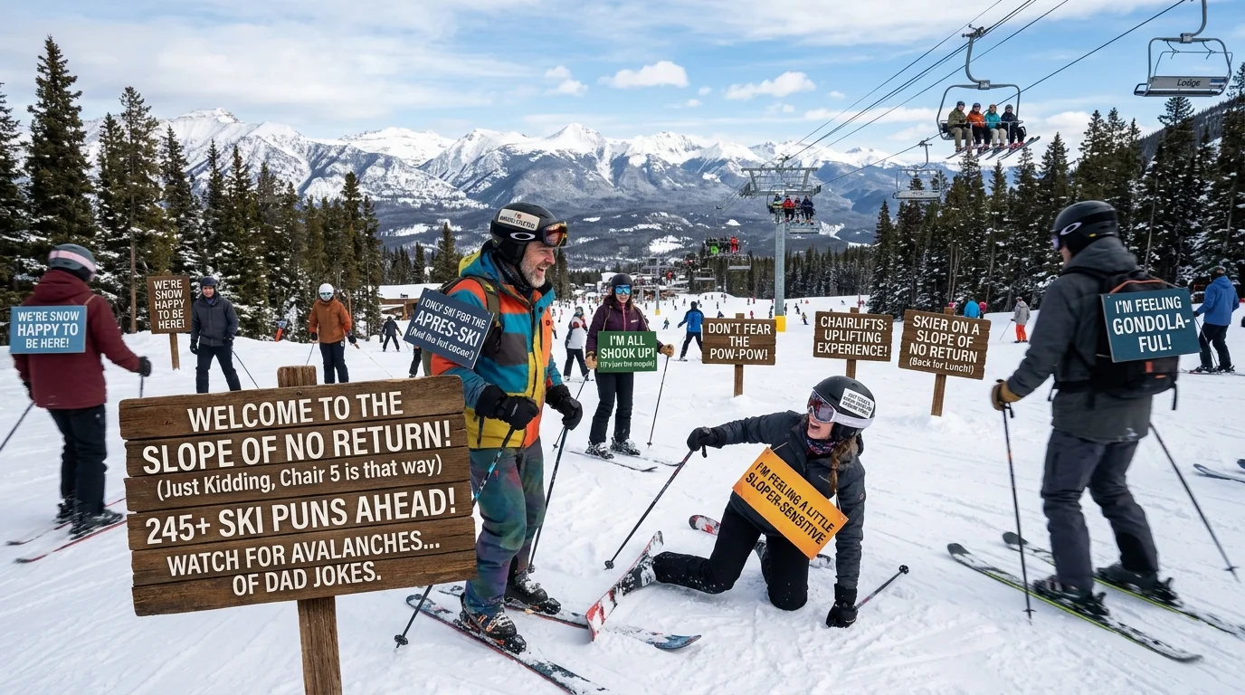 Snow Ski Puns