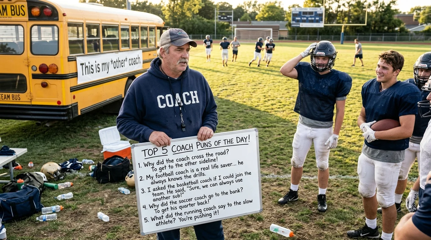 Sports Coach Puns