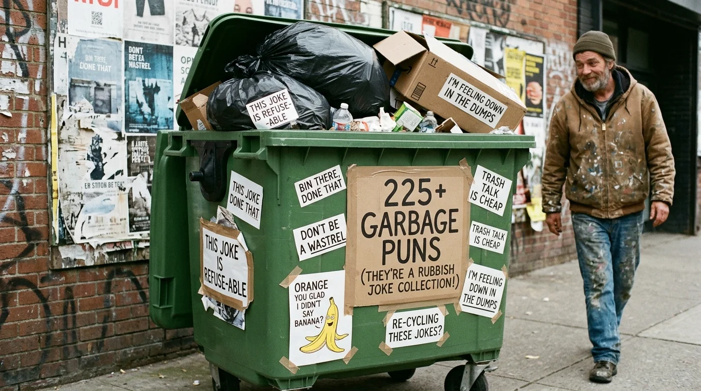 Trash Can Puns