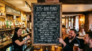 bar puns
