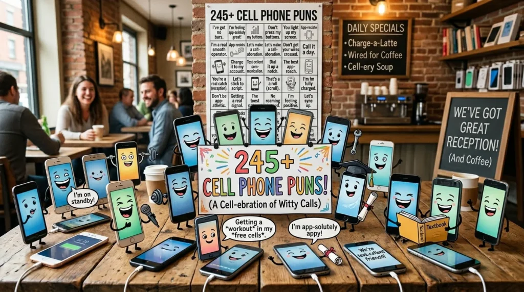 cell phone puns
