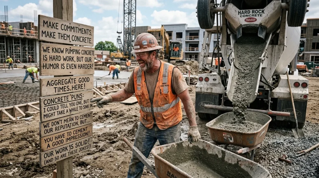 concrete puns
