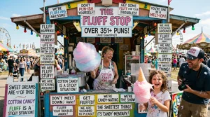 cotton candy puns