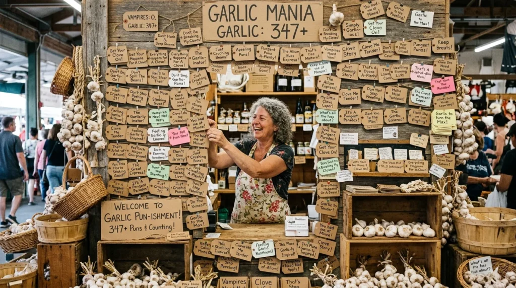 garlic puns