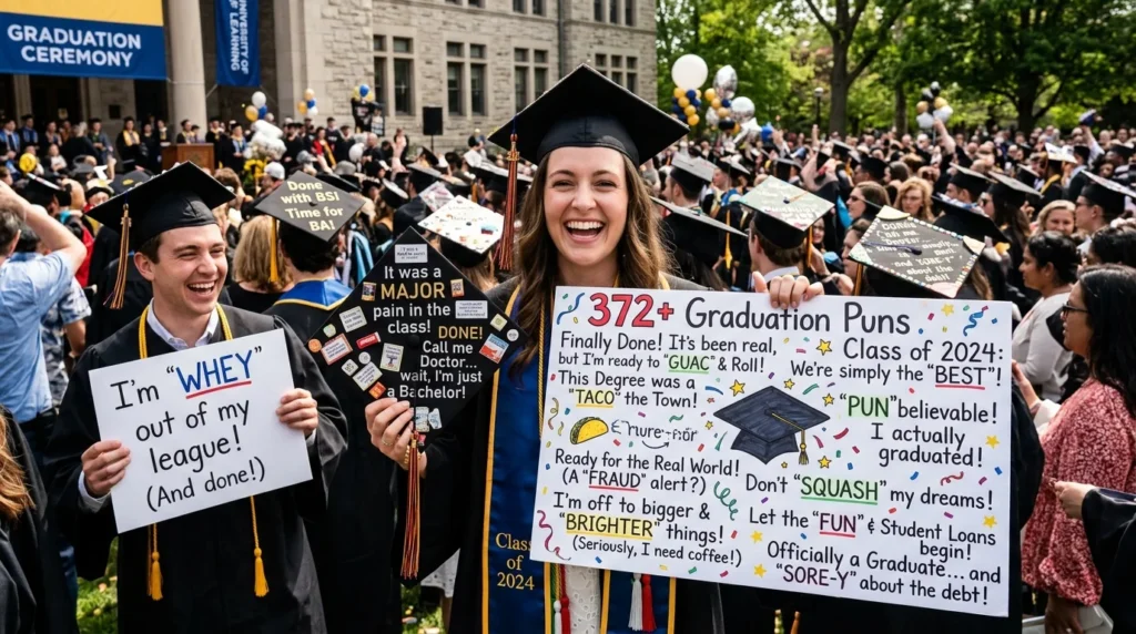 graduation puns
