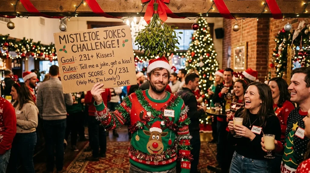 mistletoe jokes