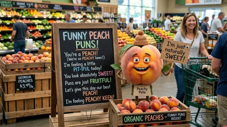peach puns