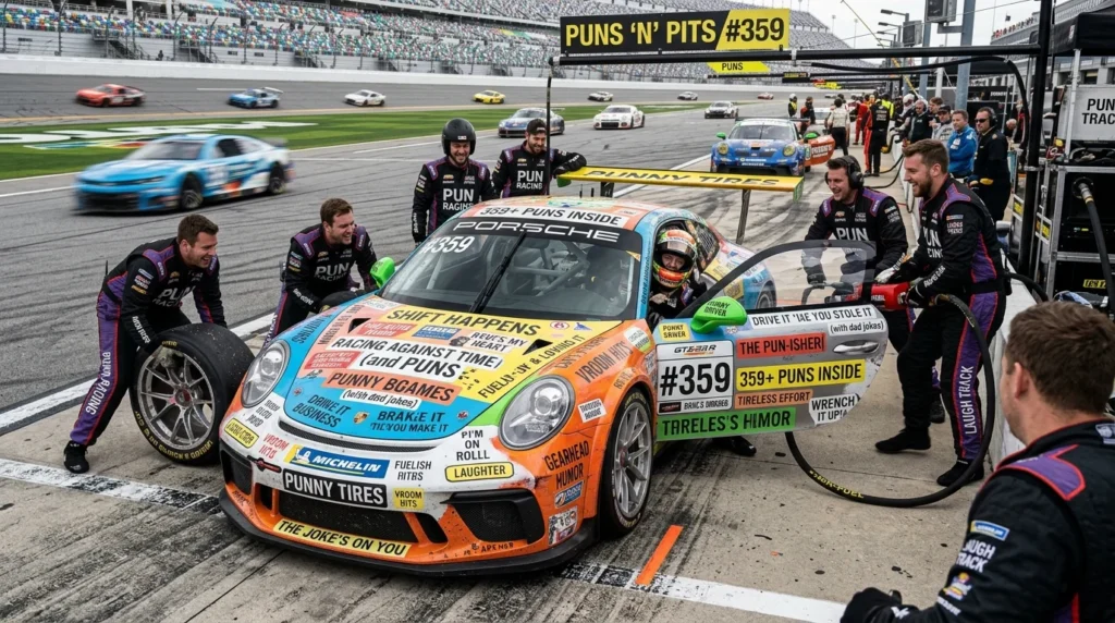 race car puns