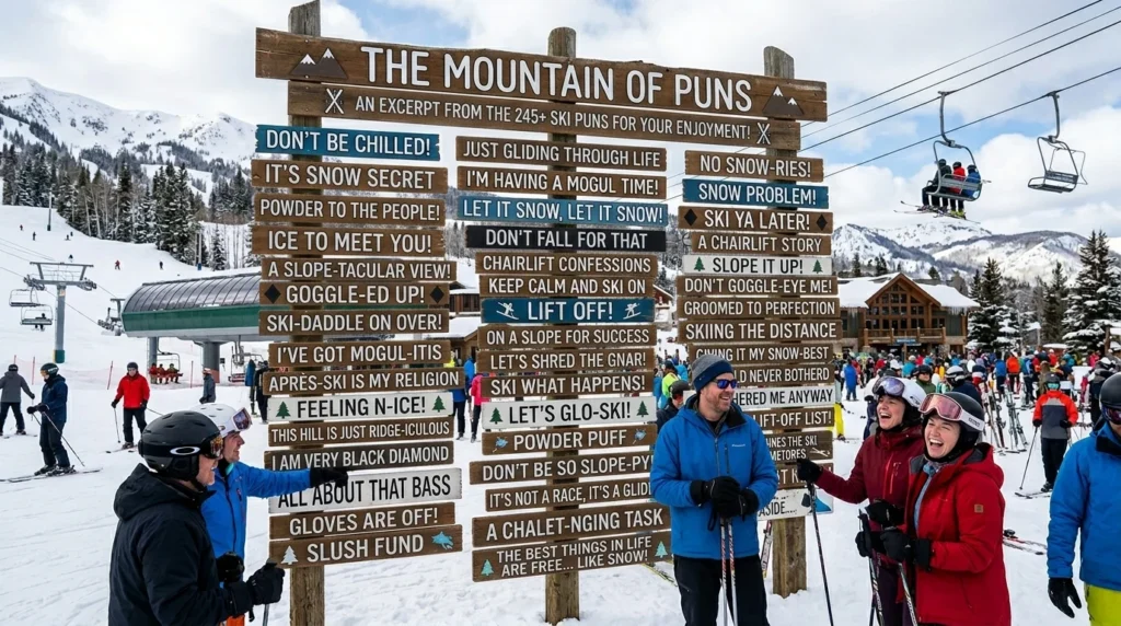 ski puns