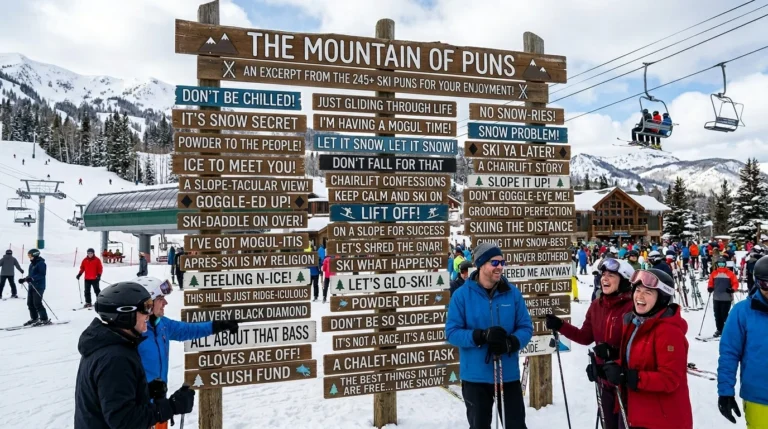 ski puns