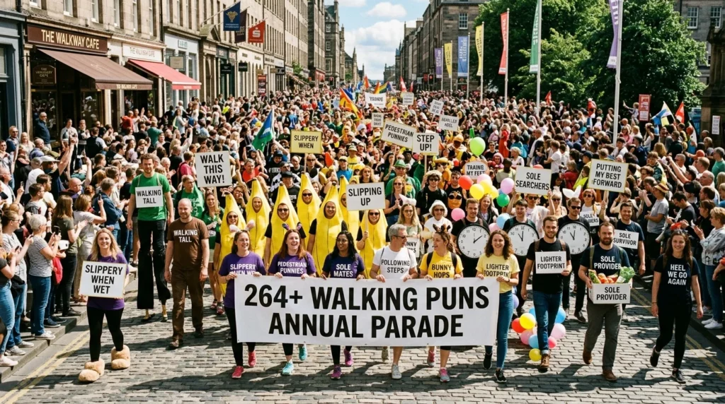 walking puns