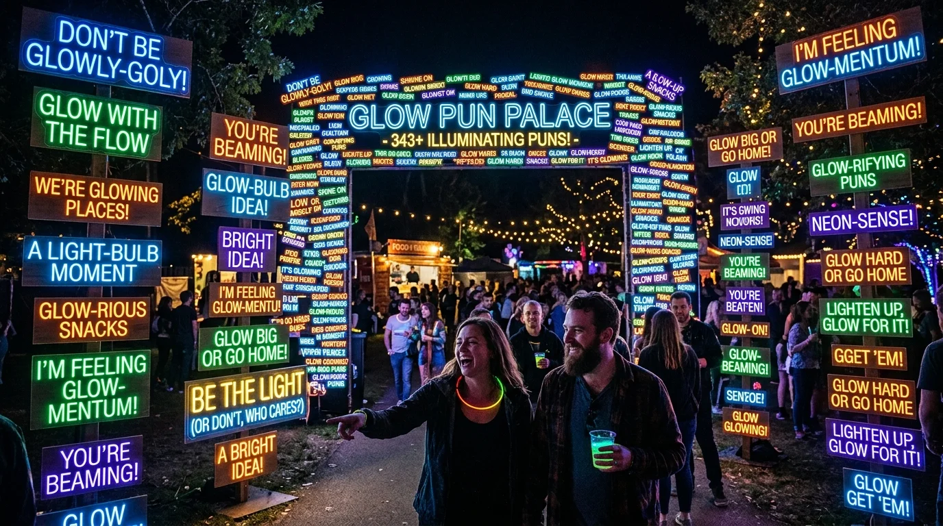 Glow-Up Puns